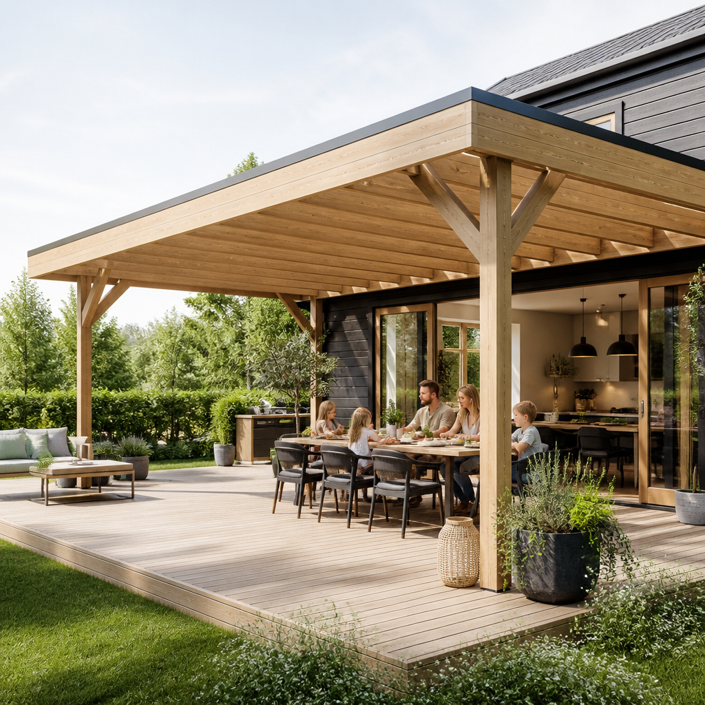 Terrasseoverdækning XL